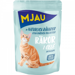 Mjau Räka i Gelé - 85 gram