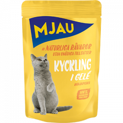 Mjau Kyckling i Gelé - 85 gram