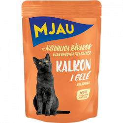 Mjau Kalkon i Gelé - 85 gram