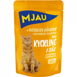 Mjau Kyckling i sås - 85 gram