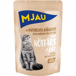 Mjau Nötfärs i Sås - 85 gram