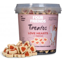 Four Friends Treatos Love Hearts