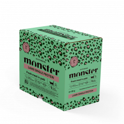 Monster Cat Pouches Adult - Lamb