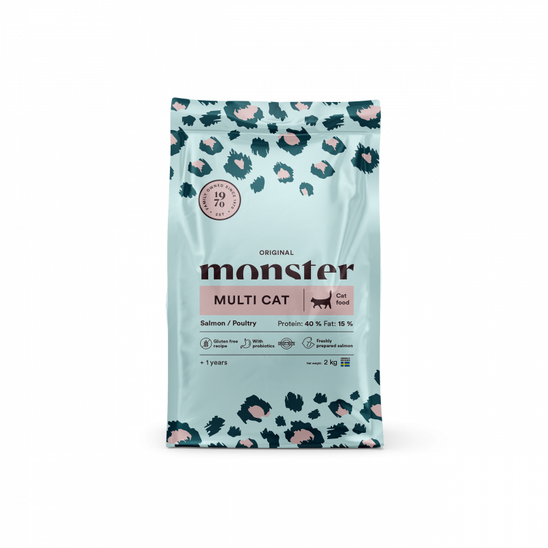 Monster Multicat - Salmon/Poultry - 2kg