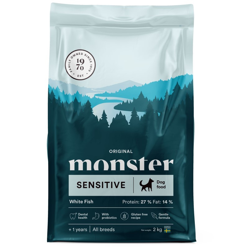 Monster Dog Original - Sensitive White Fish