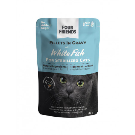 FourFriends Cat Blötmat Adult Gravy