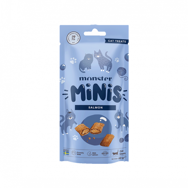 Monster Cat Minis Treats - Salmon