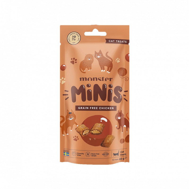 Monster Cat Minis Treats - GrainFree Chicken