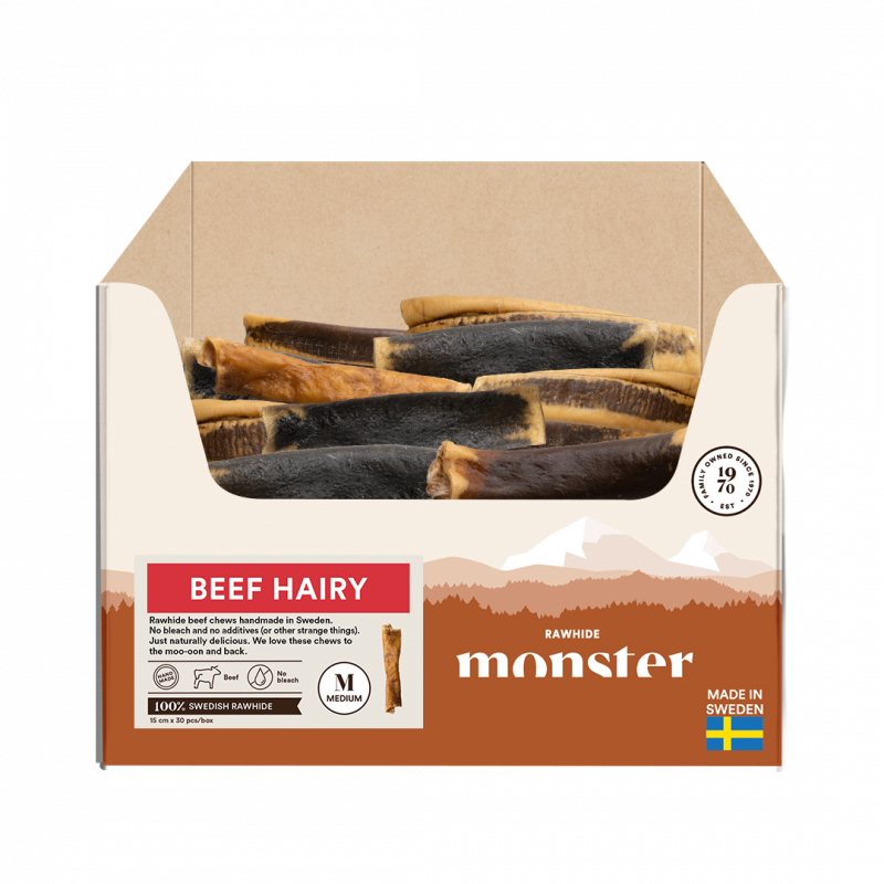 Monster Raw Beef Hairy - Medium