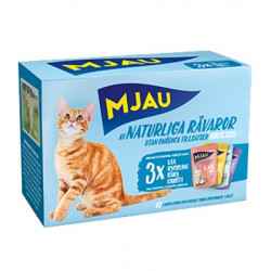 Mjau, Multipack kött och fisksmaker i gelé 12*85gr