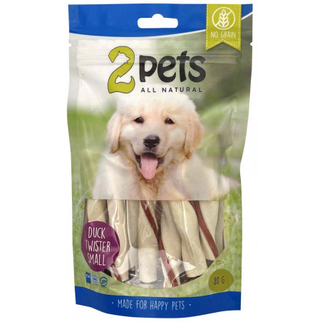 2Pets Tuggtwister m. ankfile - 80g