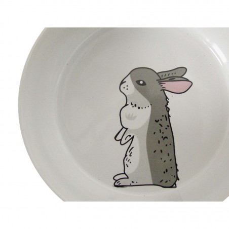 Keramikskål Kanin - Grön