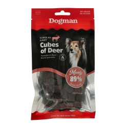 Dogman Hjort kuber - 80g
