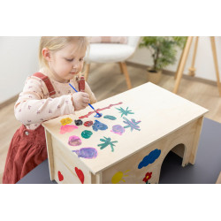 Kerbl Kaninhus m. pensel & färg 2