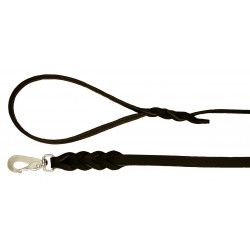 Alac Läderkoppel Svart 1,2mmx180cm